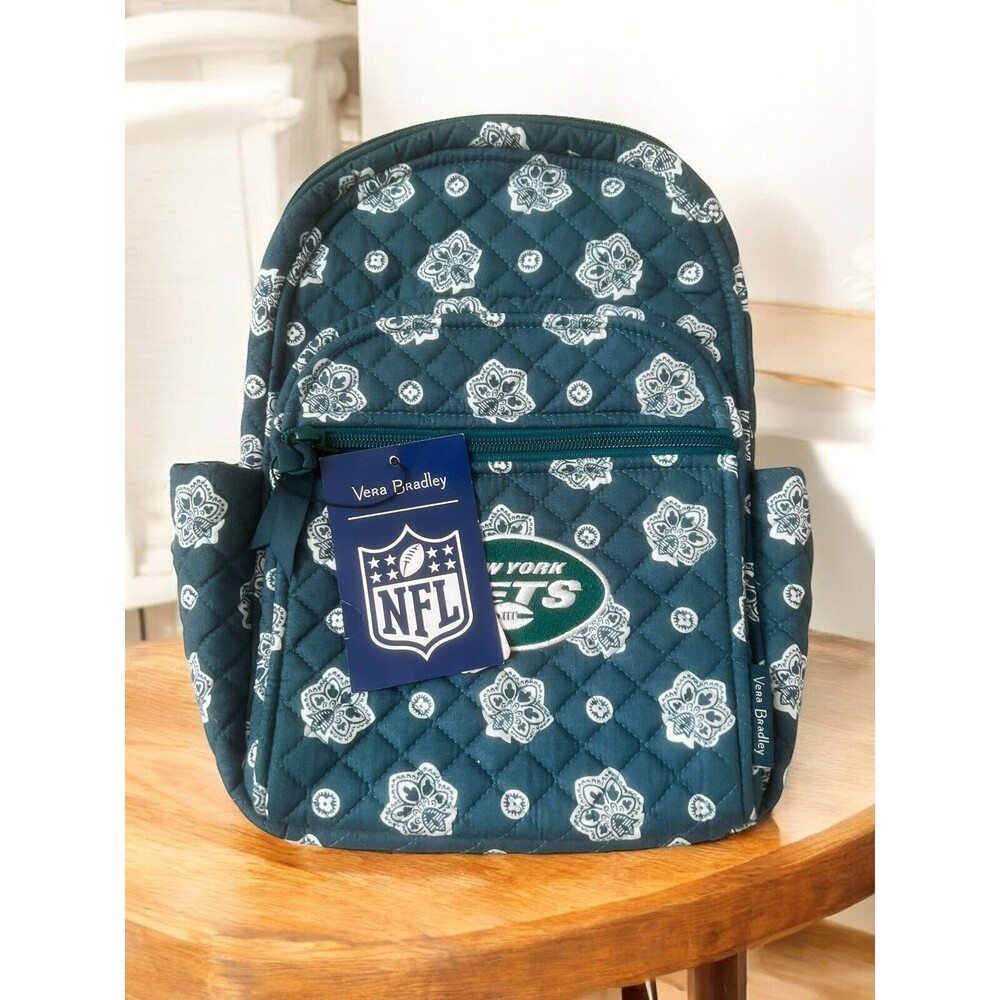 Vera Bradley NFL Small Backpack in Cotton (New York Jets)